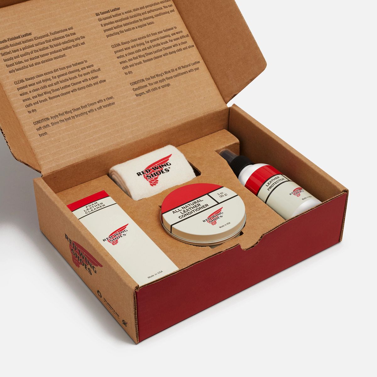 Ölgegerbtes Leder Pflege-Set
