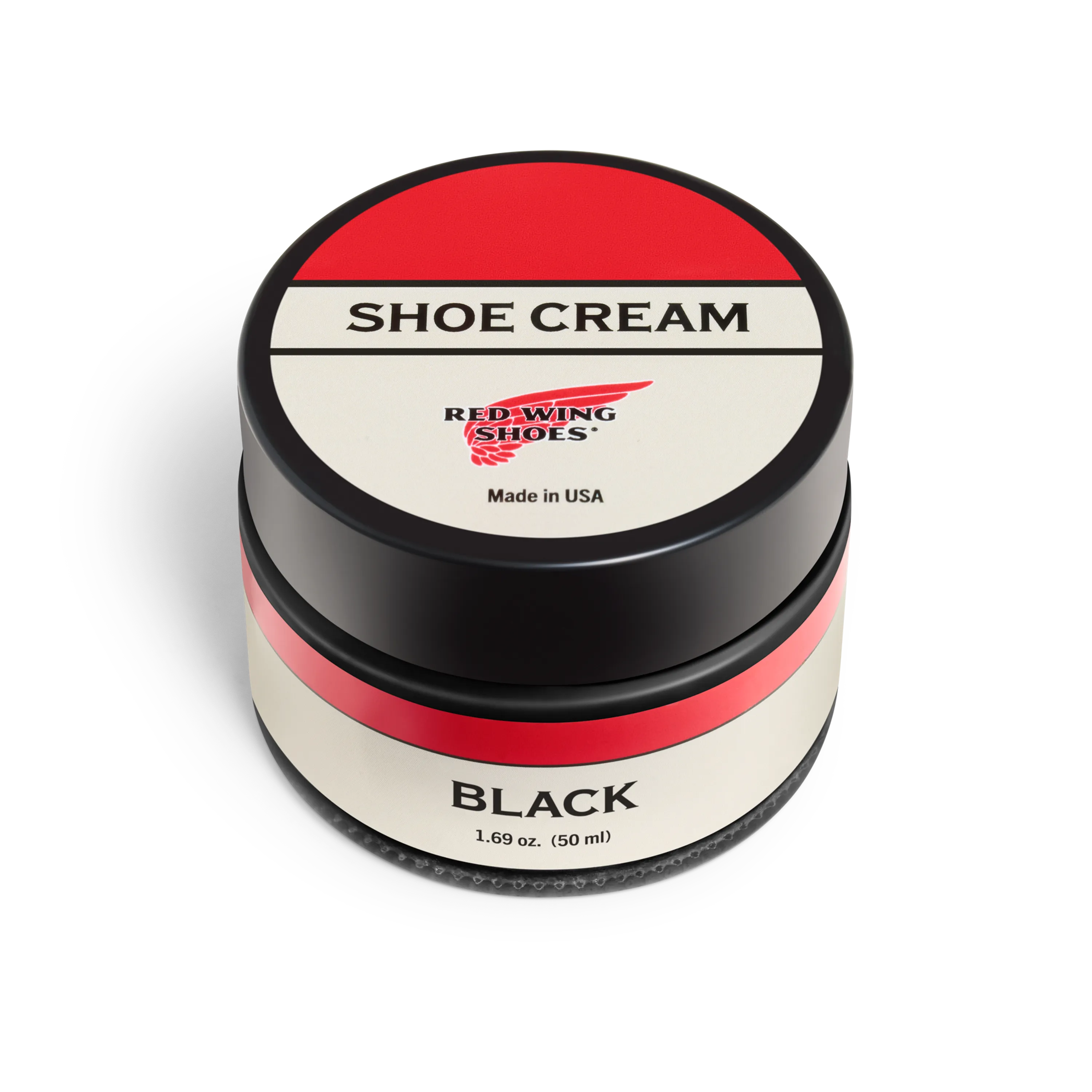 Schwarze Schuhcreme